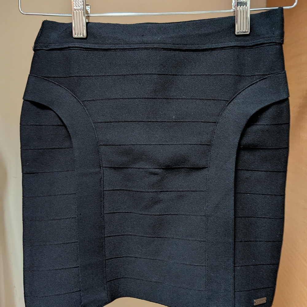 Guess Black Bandage Pencil Skirt